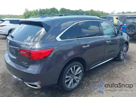 2019 Acura Mdx Advance Pkg z USA, uszkodzony, nr VIN 5J8YD4H84KL010459